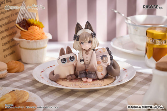 DLC Series Tea Time Cats x Siamese Cat Azuki-san Friendship Collaboration