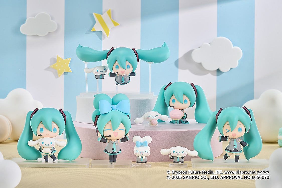Collectible Figure Hatsune Miku x Cinnamoroll (5 Pieces)