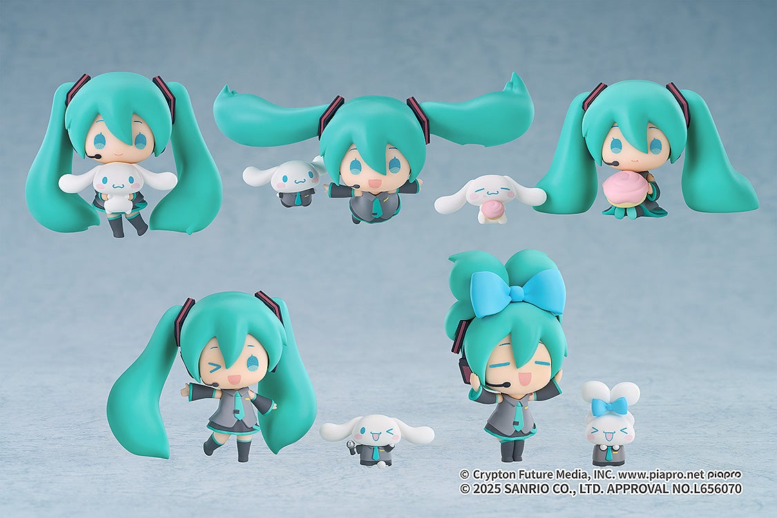Collectible Figure Hatsune Miku x Cinnamoroll (5 Pieces)